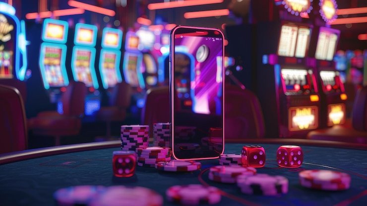 Meja roulette dan baccarat di studio dealer togelnet