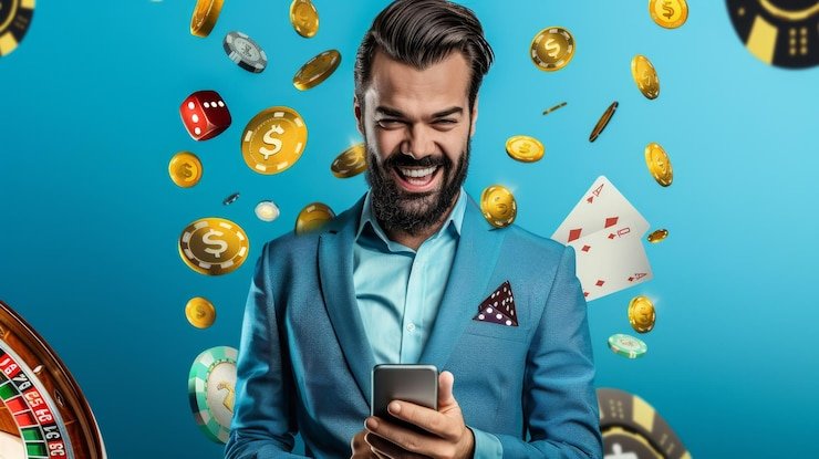 Studio roulette live dengan roda dan meja taruhan